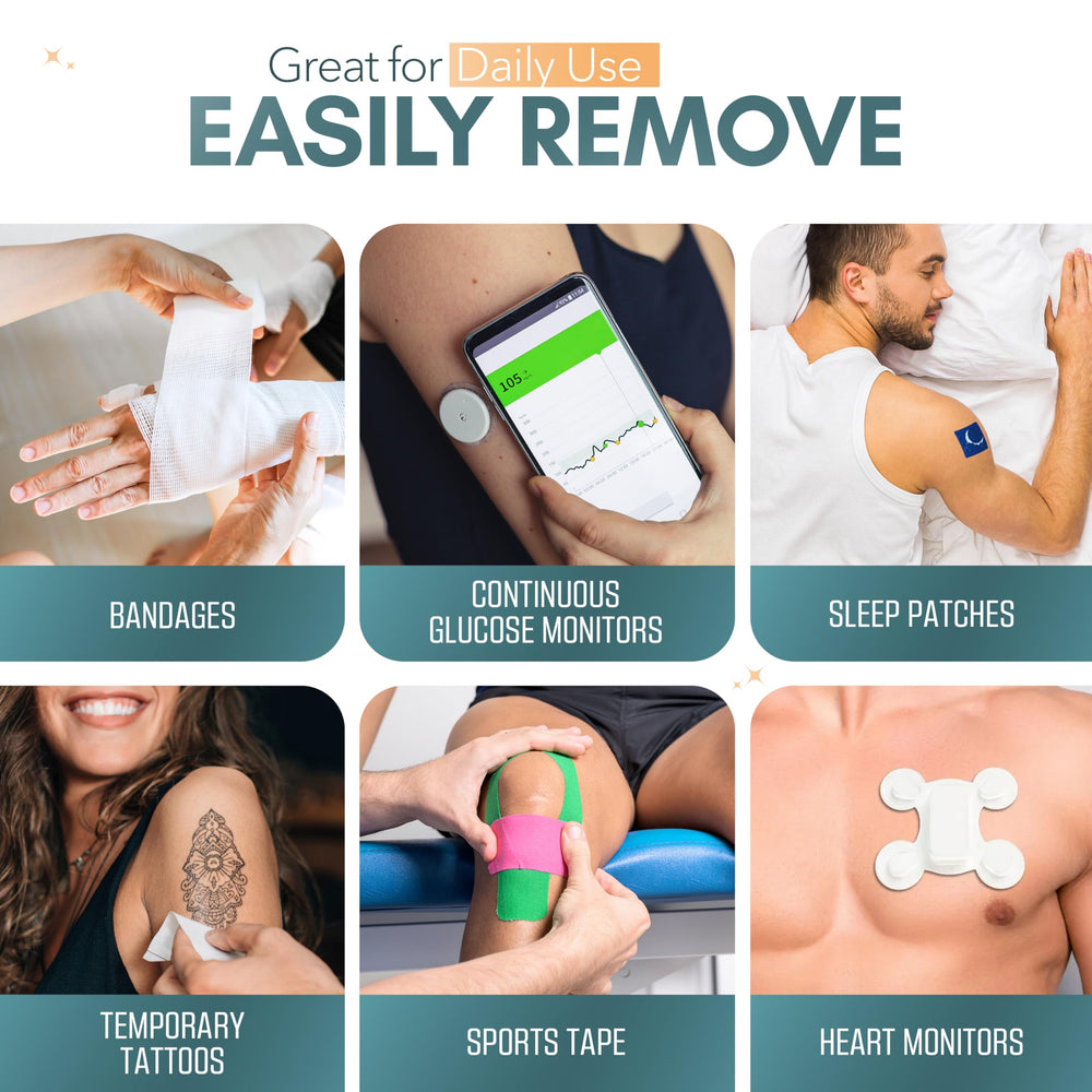 Rescue Patch adhesive remover lifting bandage adhesives smoothly