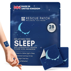 Rescue Patch sleep patches overnight for a refreshed morning experience.