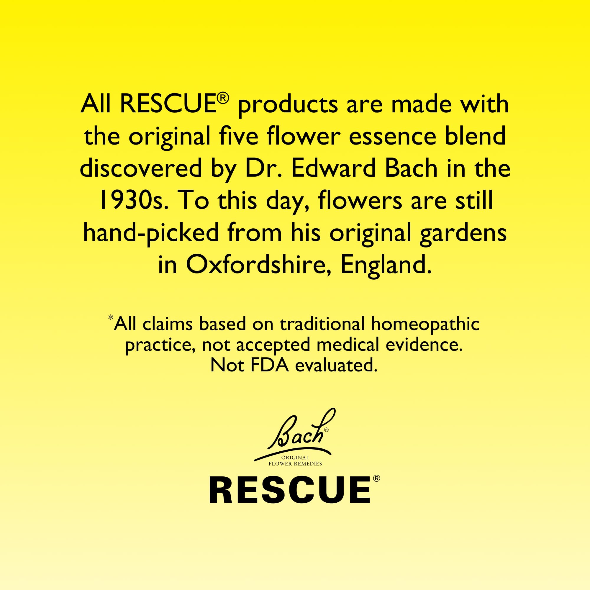 RESCUE Remedy premium bottle and dropper for convenient daily application.