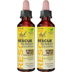 RESCUE Remedy Dropper bottle front view for quick stress support