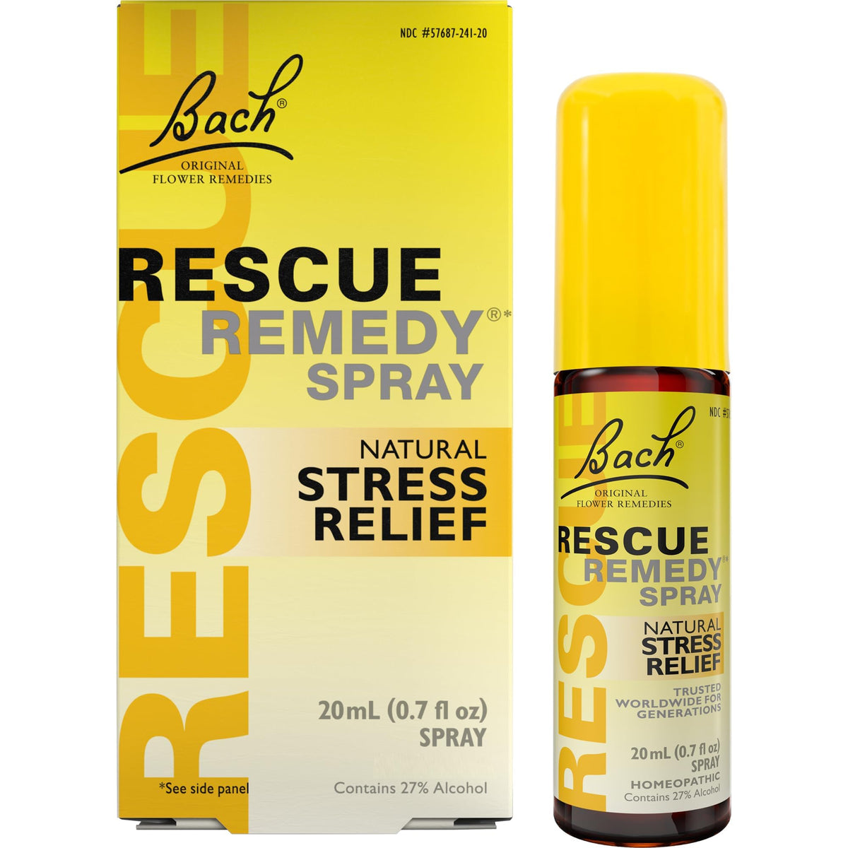 RESCUE Remedy Spray bottle with easy application for quick calm moments.
