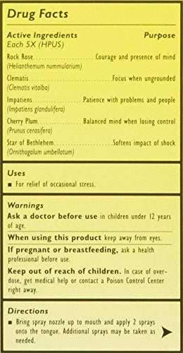 RESCUE Remedy Spray uses grape alcohol to preserve stability.