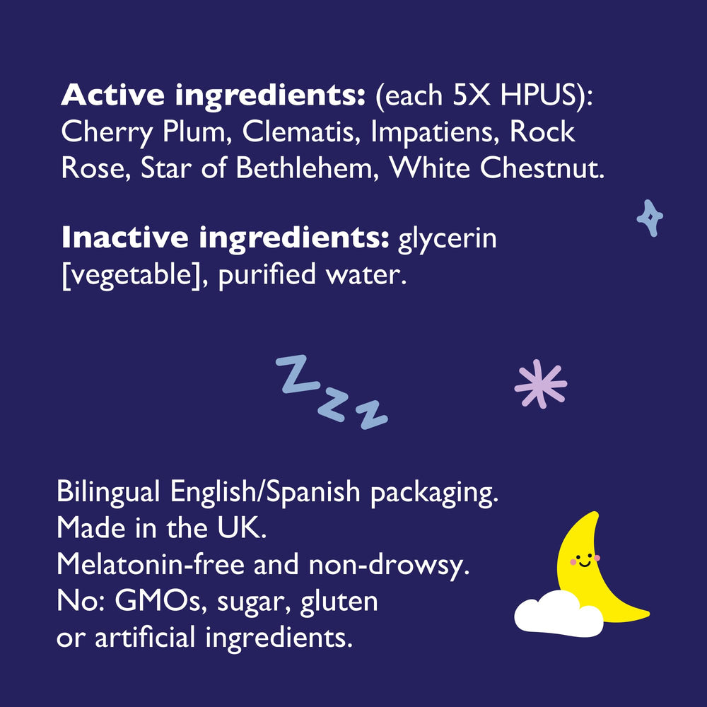 RESCUE Sleep Kids Spray nozzle demonstrates easy two-spray bedtime routine.