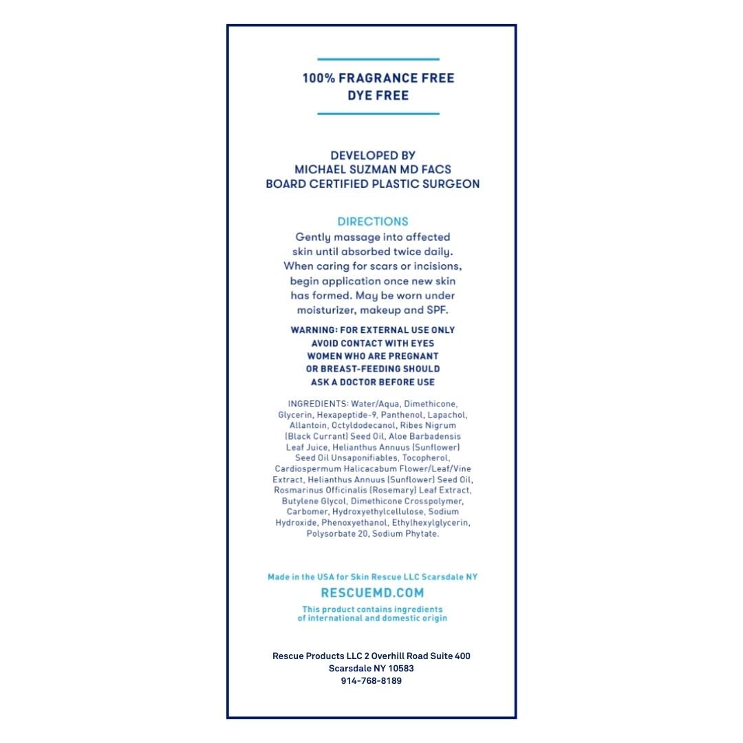 RescueMD DNA Repair Complex California-made formula with peptide-rich blend.