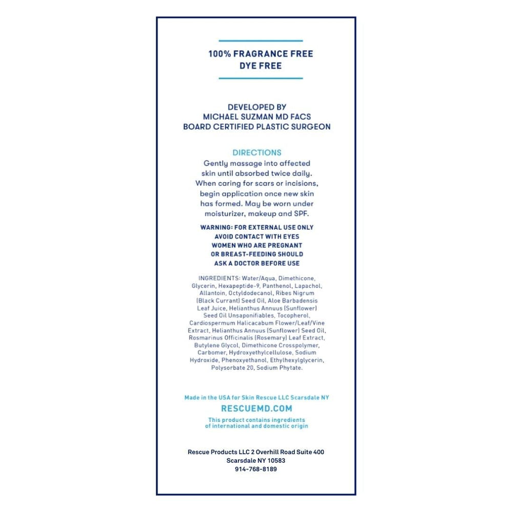 RescueMD DNA Repair Complex California-made formula with peptide-rich blend.