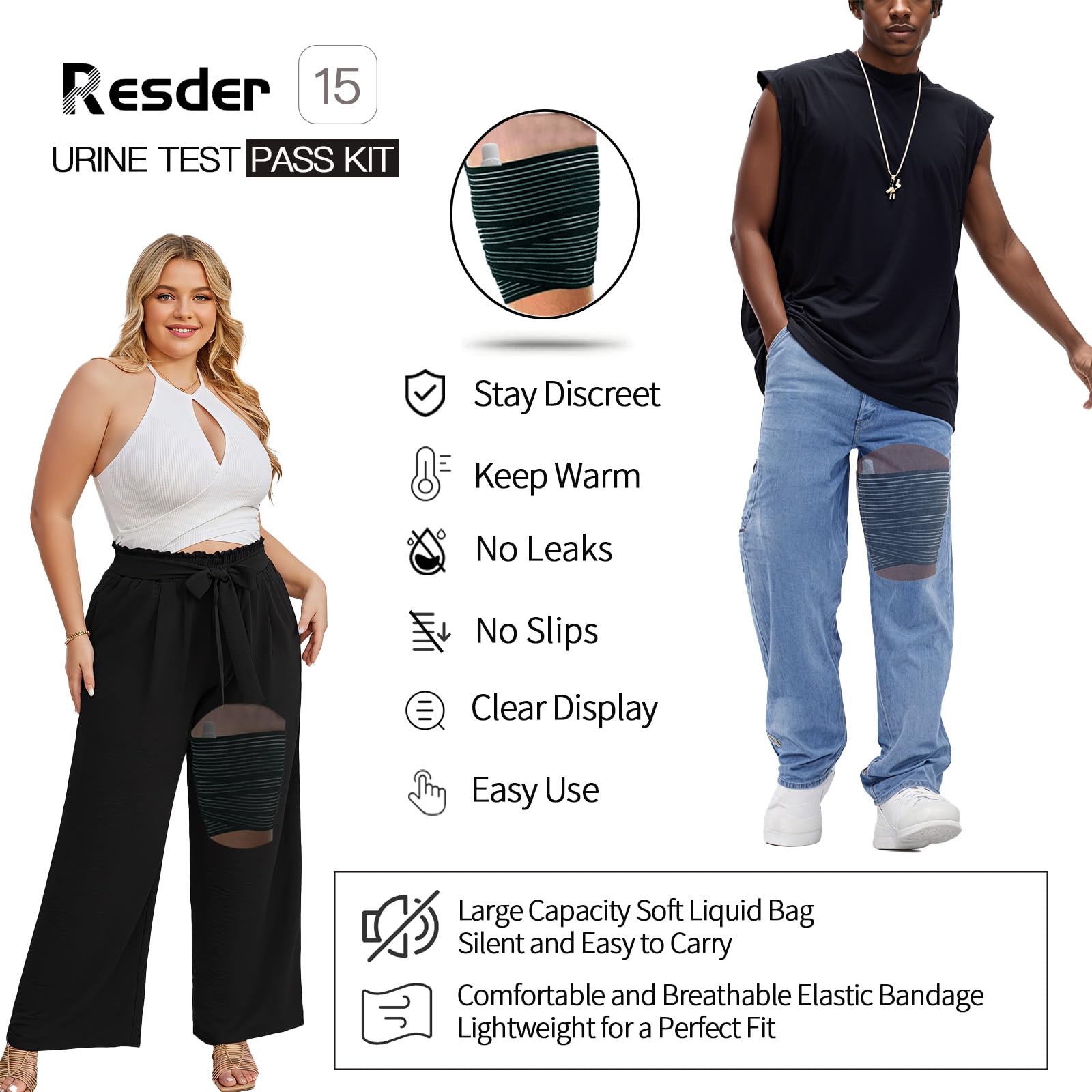 Resder adhesive temperature strips provide quick readings on the go.