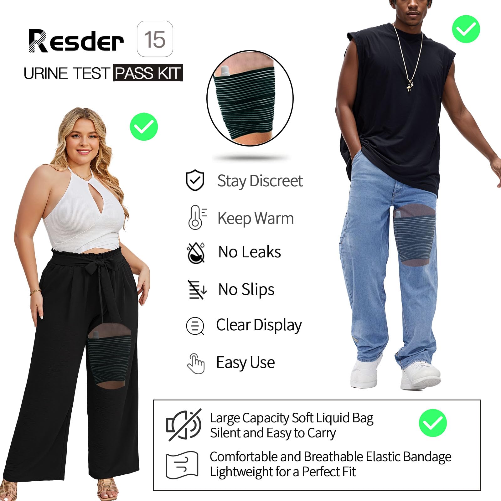 Resder leakproof bags provide secure sample storage