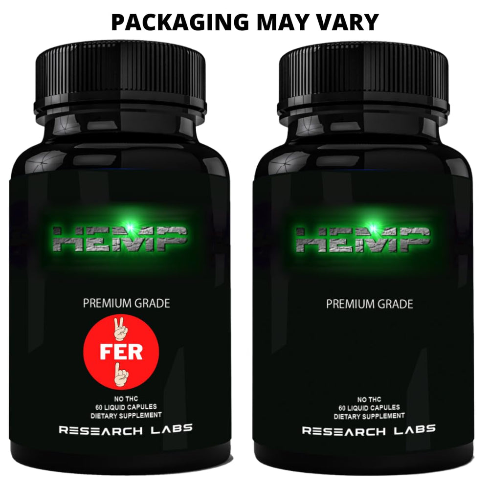 Research Labs front packaging displays product name and organic certification.