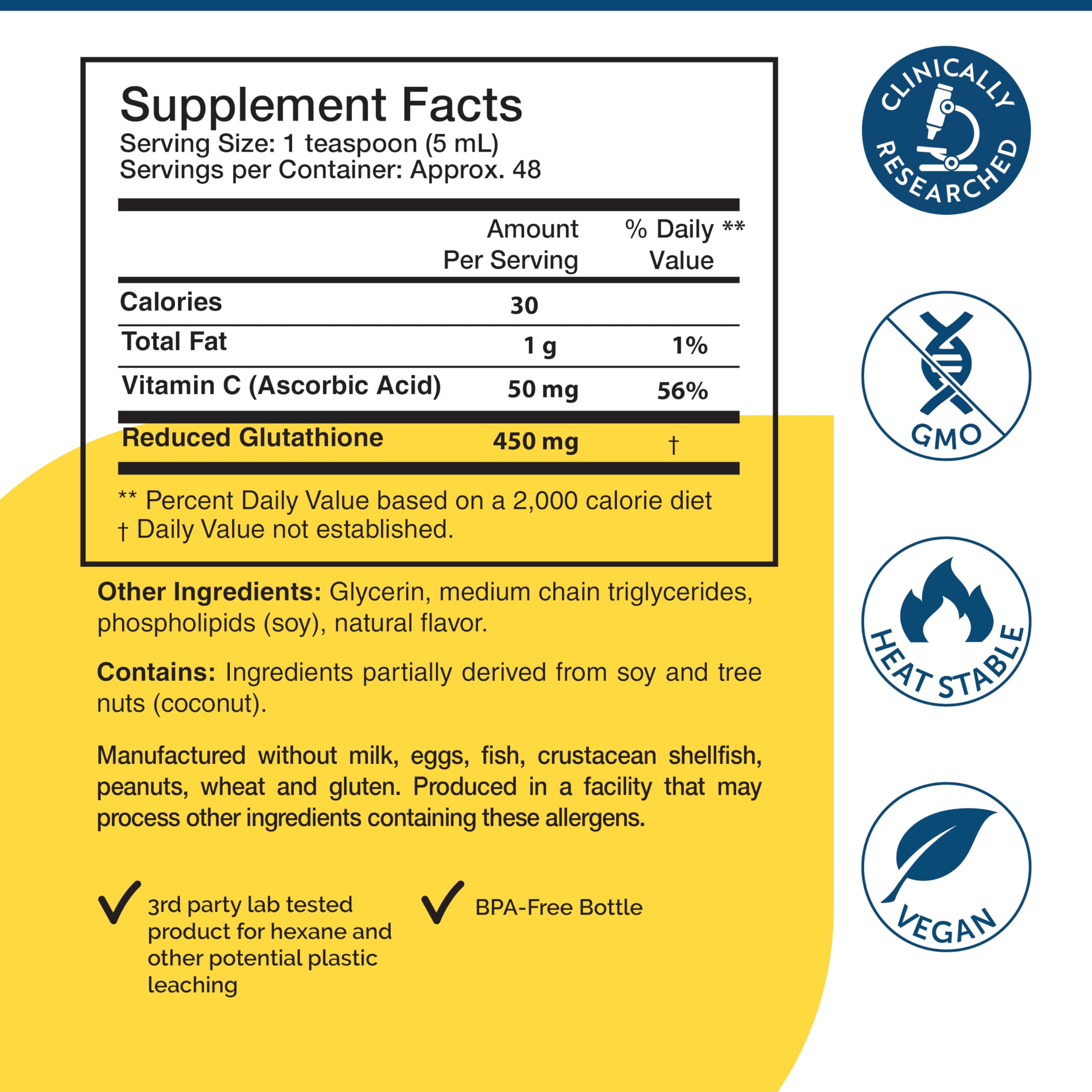 Researched Nutritionals Tri-Fortify watermelon flavor bottle imagery suggests tasty antioxidant support.