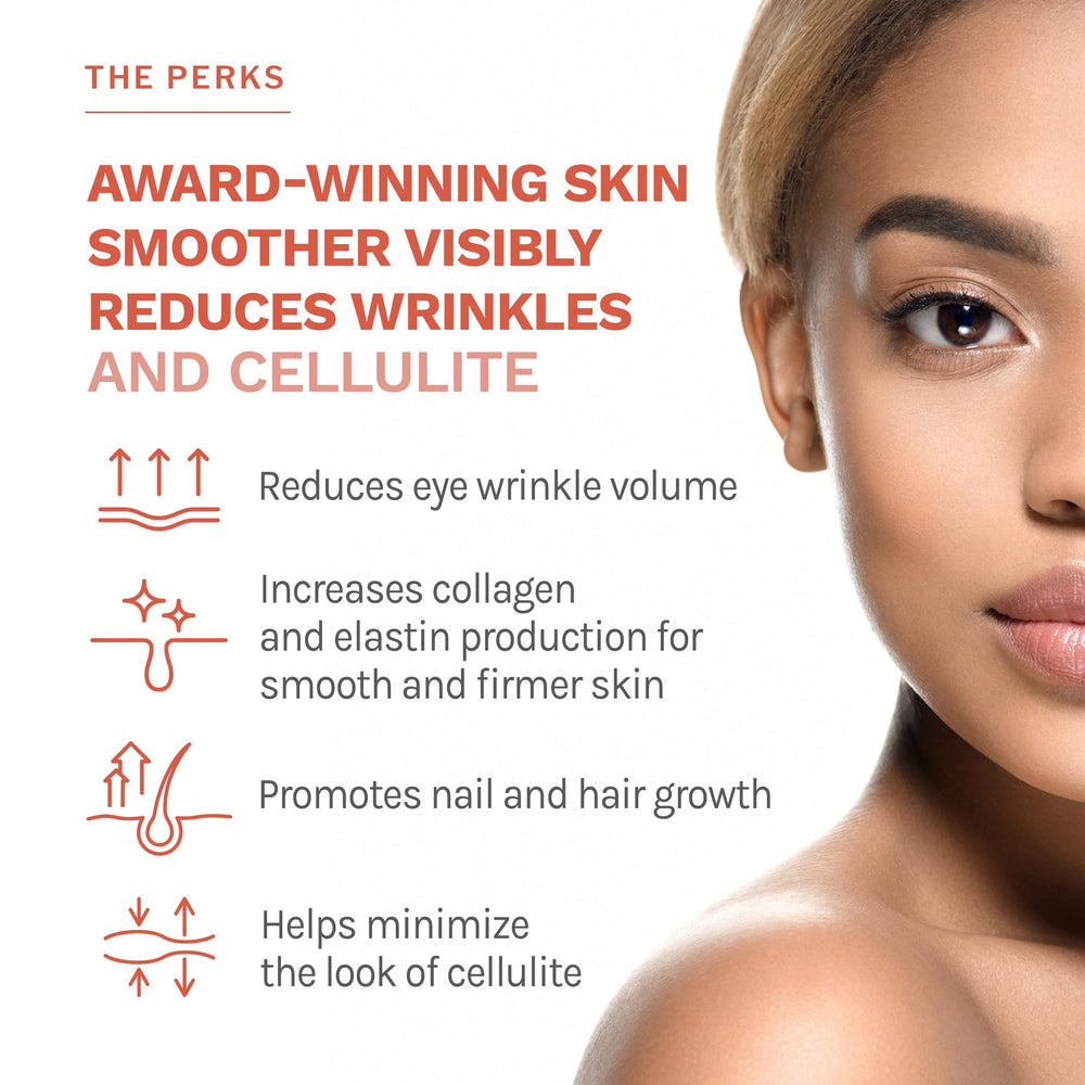 Close-up of Reserveage Beauty Collagen Replenish capsules for daily skin and hair support