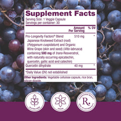 Reserveage Beauty Resveratrol capsules arranged for easy daily immune support
