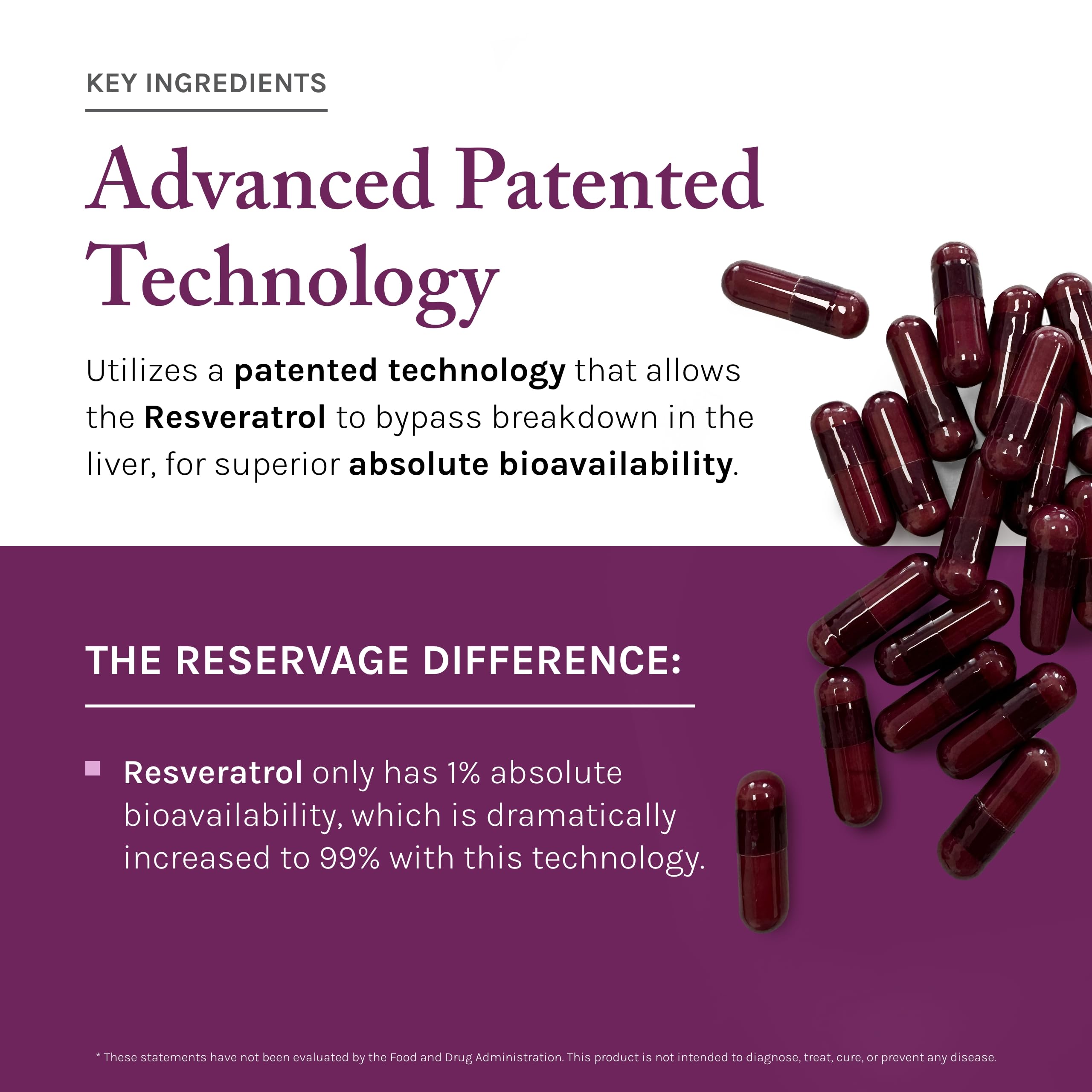 Reserveage Beauty Resveratrol Plus bottle demonstrates heart-supporting polyphenol synergy.