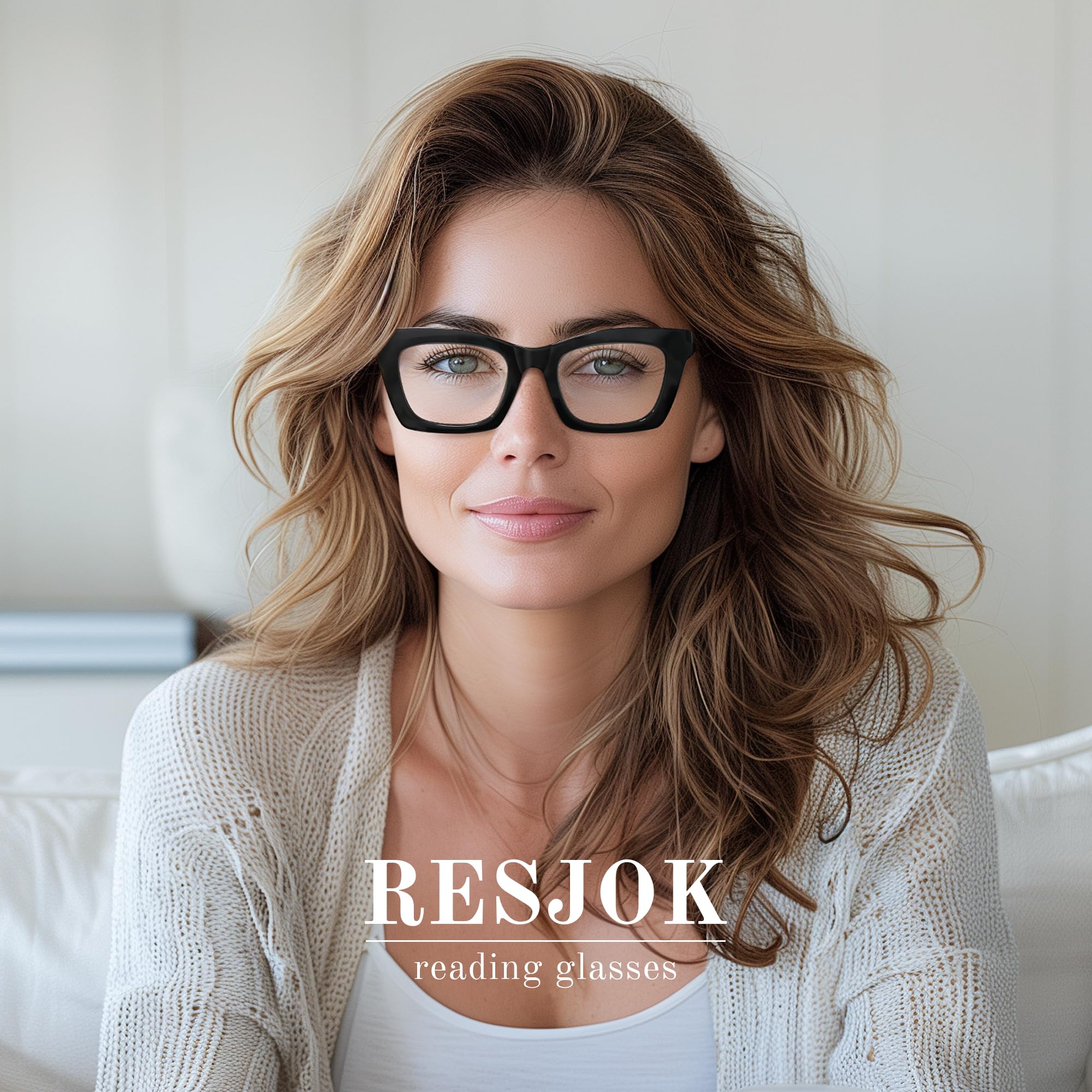 Resjok Oprah con armazón de resorte, ajuste cómodo para diversos rostros