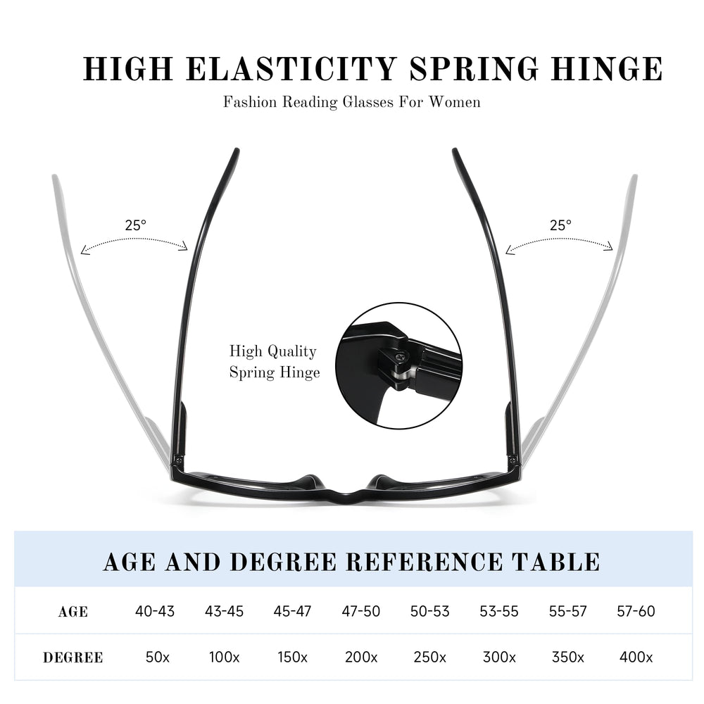 Conjunto de tres pares resjok gafas lectura para uso diario