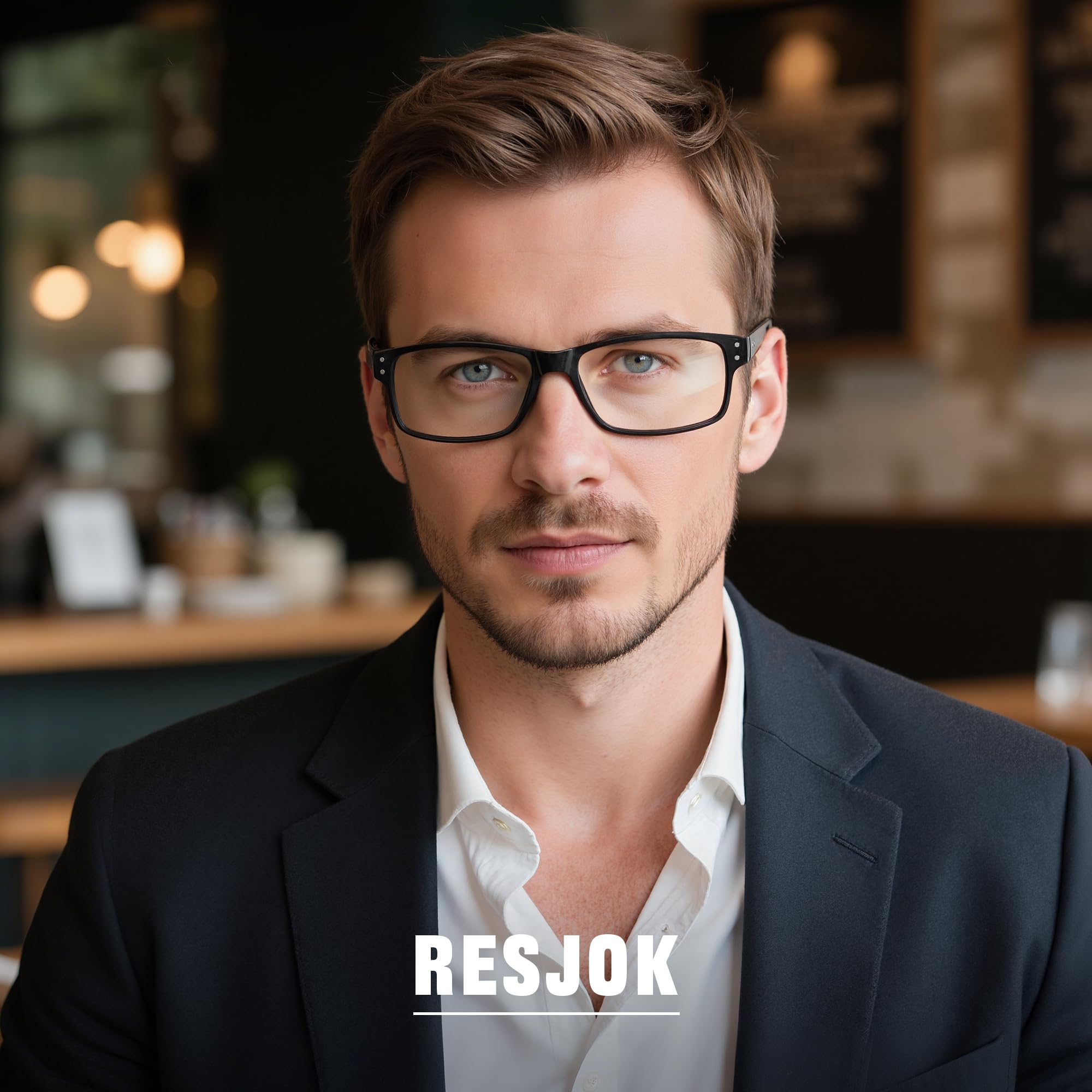 Resjok lentes de lectura con puentes flexibles para ajuste cómodo