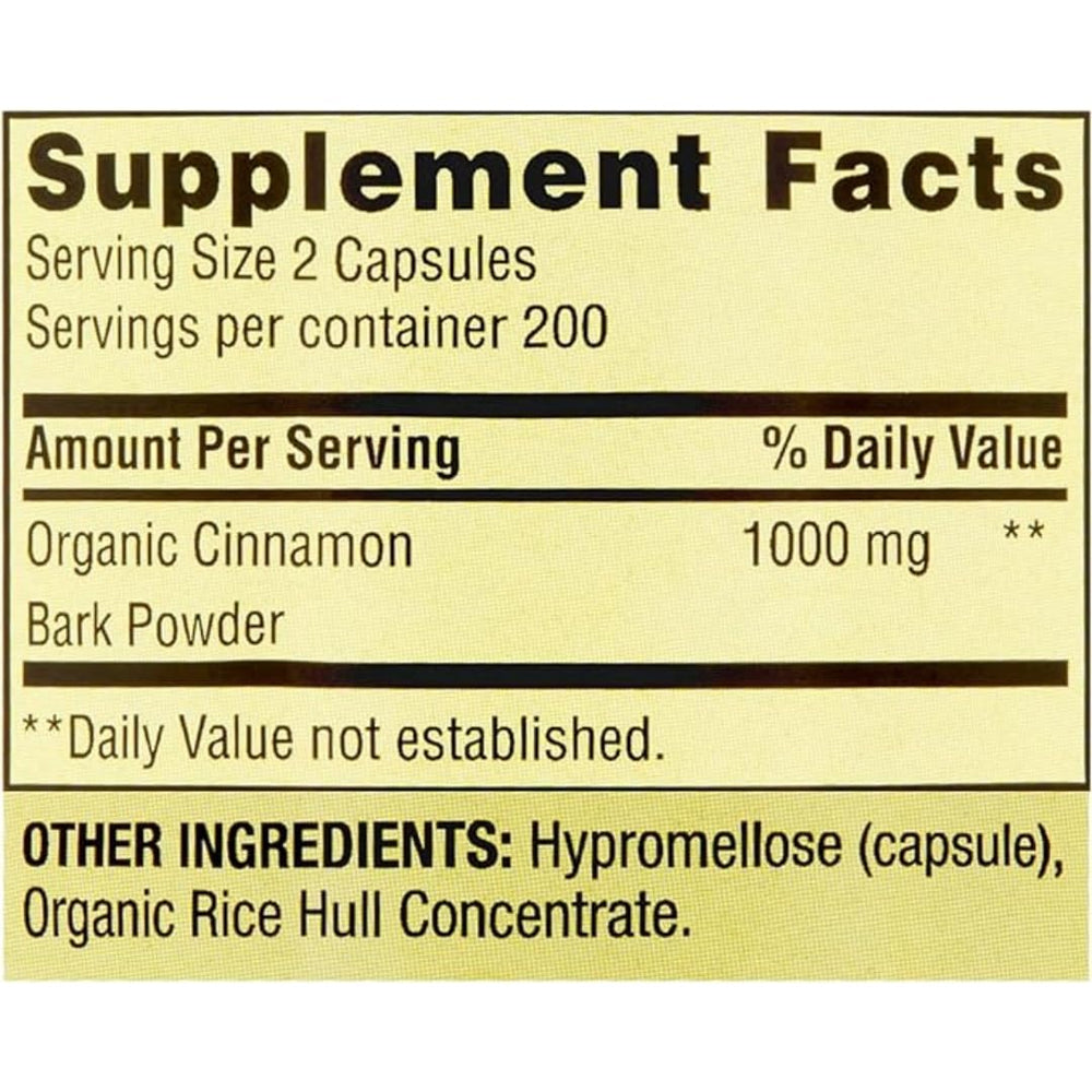 ResMask Cinnamon capsules close-up showing easy daily metabolism support