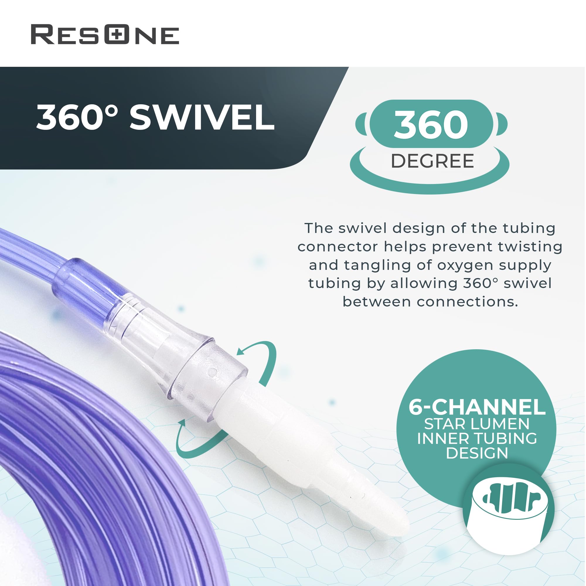 Crush-resistant tubing from ResOne reduces tricky kinks during use