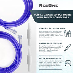ResOne 360-degree swivel connectors enabling flexible tube positioning