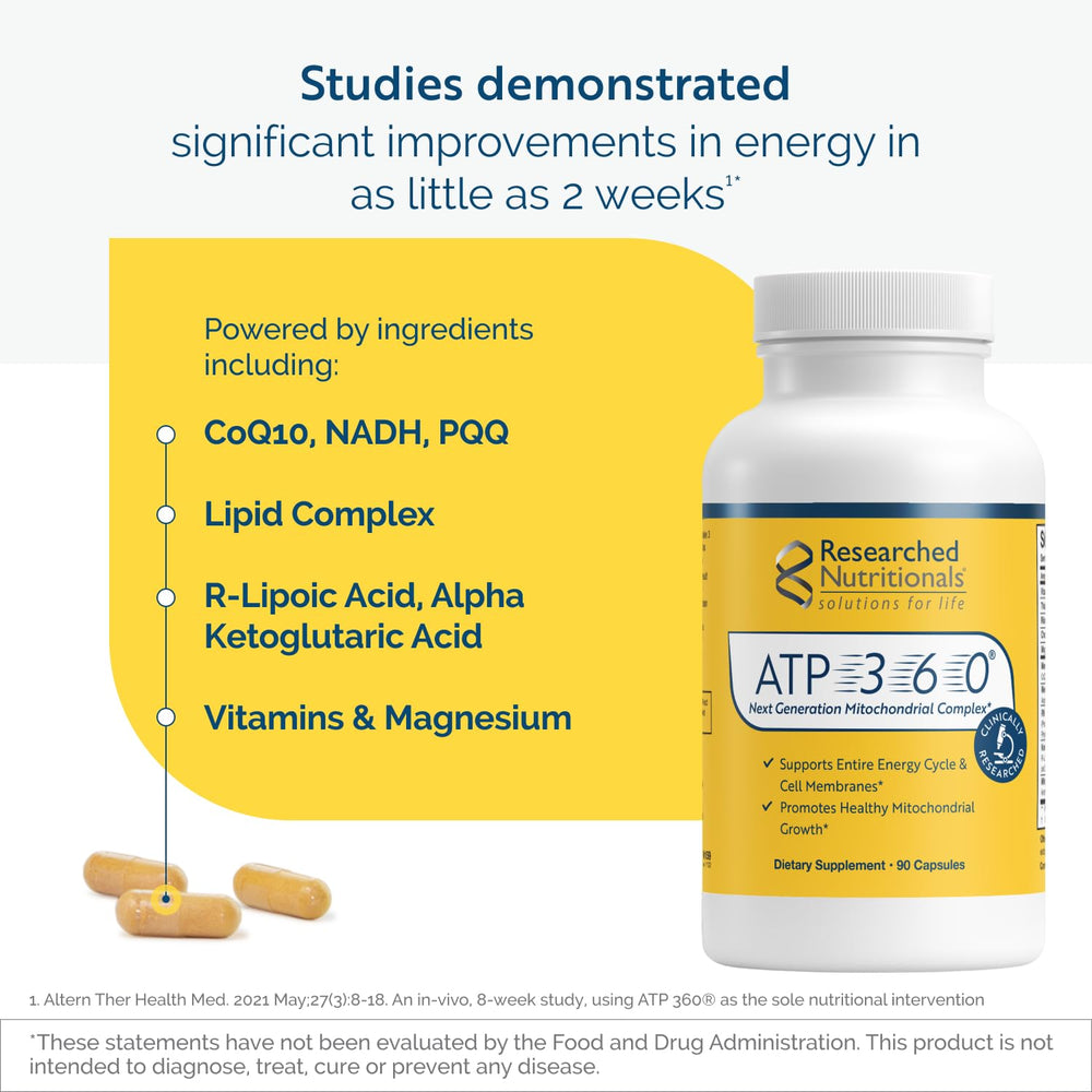 PQQ feature suggests potential metabolic support within ATP 360