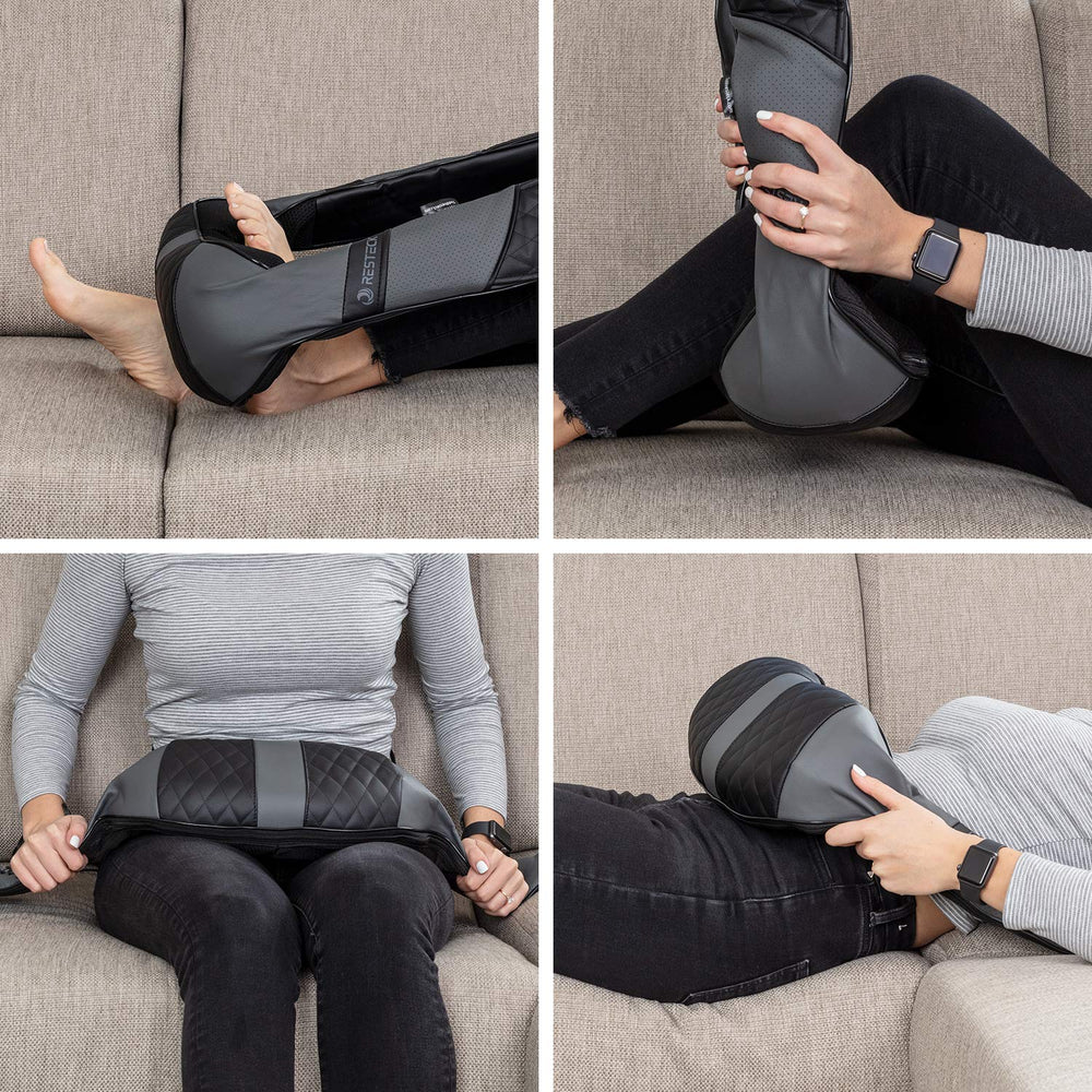 RESTECK bidirectional kneading nodes for consistent comfort.