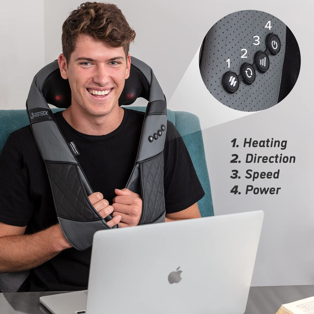 RESTECK full-body massage experience from head to toe at home.