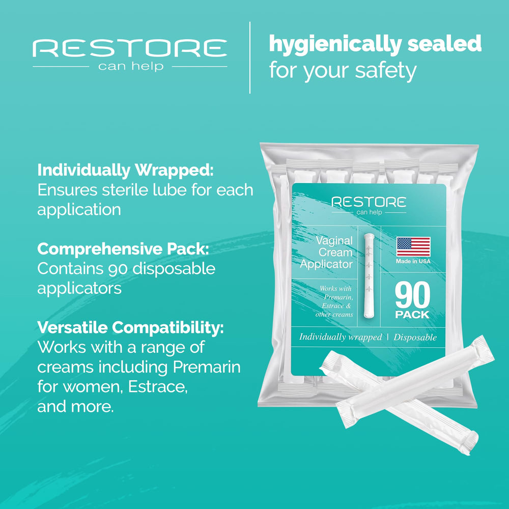 Restore Can Help hygienically sealed disposable applicators maintain purity between uses.