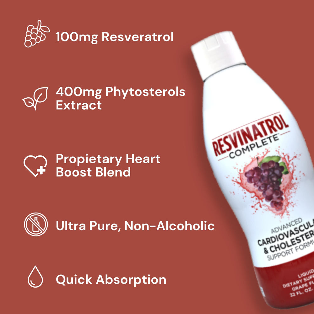 Resvinatrol Complete grape flavor closeup emphasizing pleasant taste and easy consumption