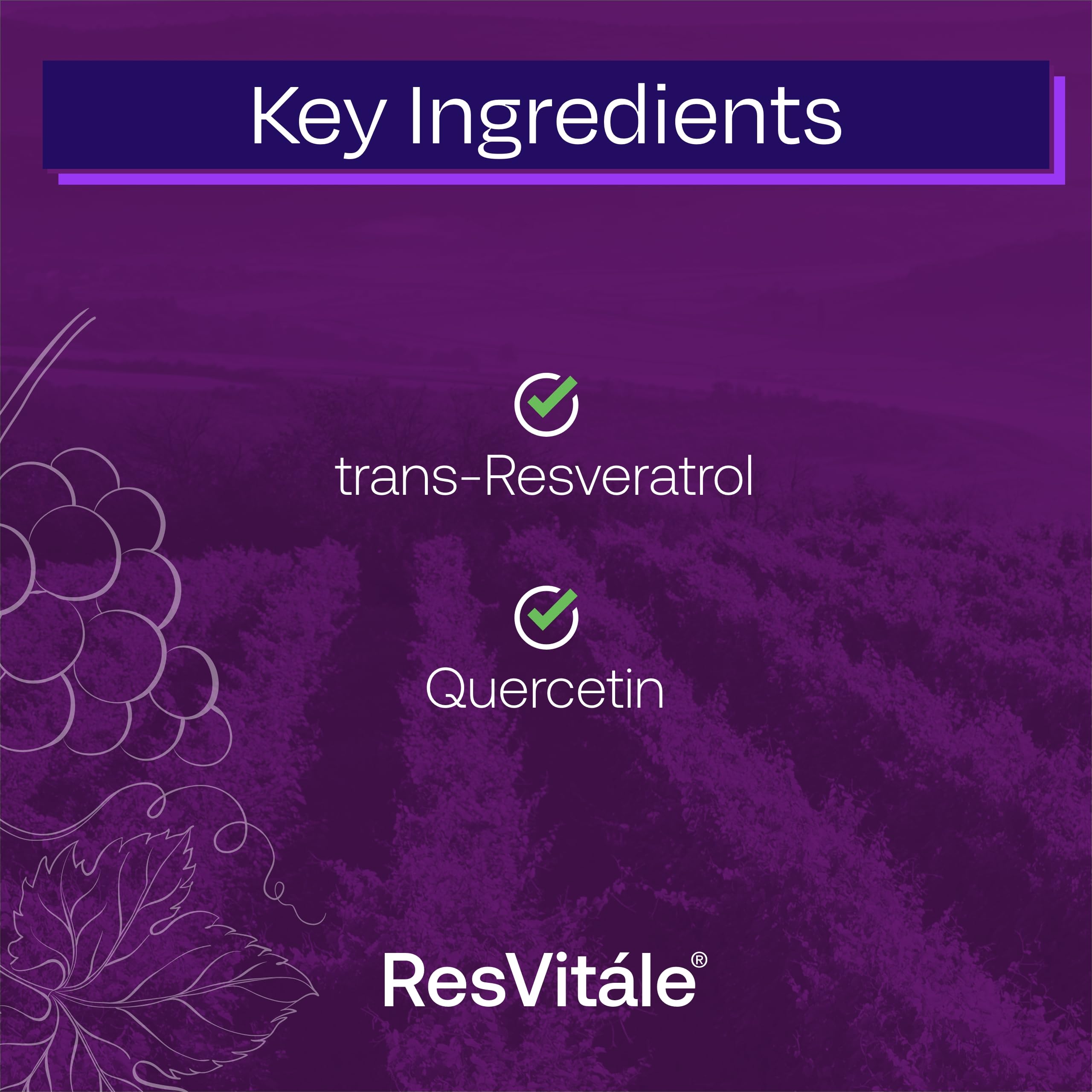 ResVitale wildcrafted Japanese knotwood extract label highlighting standardized potency.