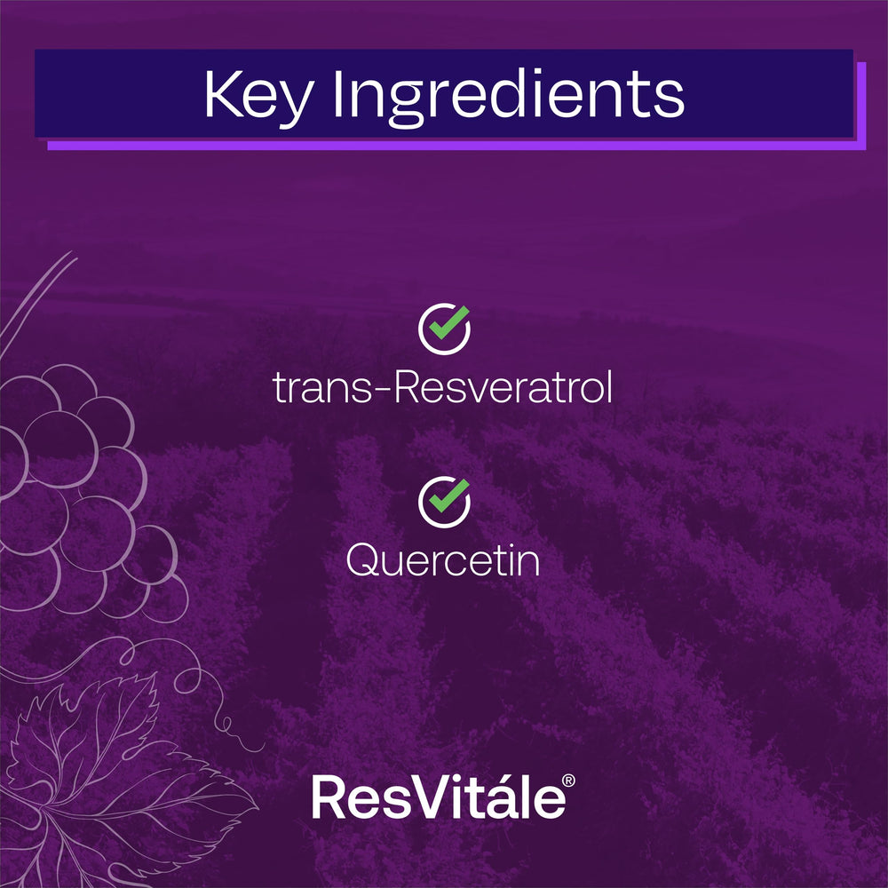 ResVitale wildcrafted Japanese knotwood extract label highlighting standardized potency.