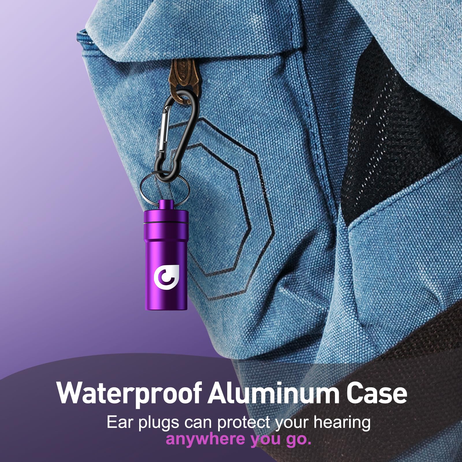 Reure ear plugs on a motorcycle ride reducing noise exposure