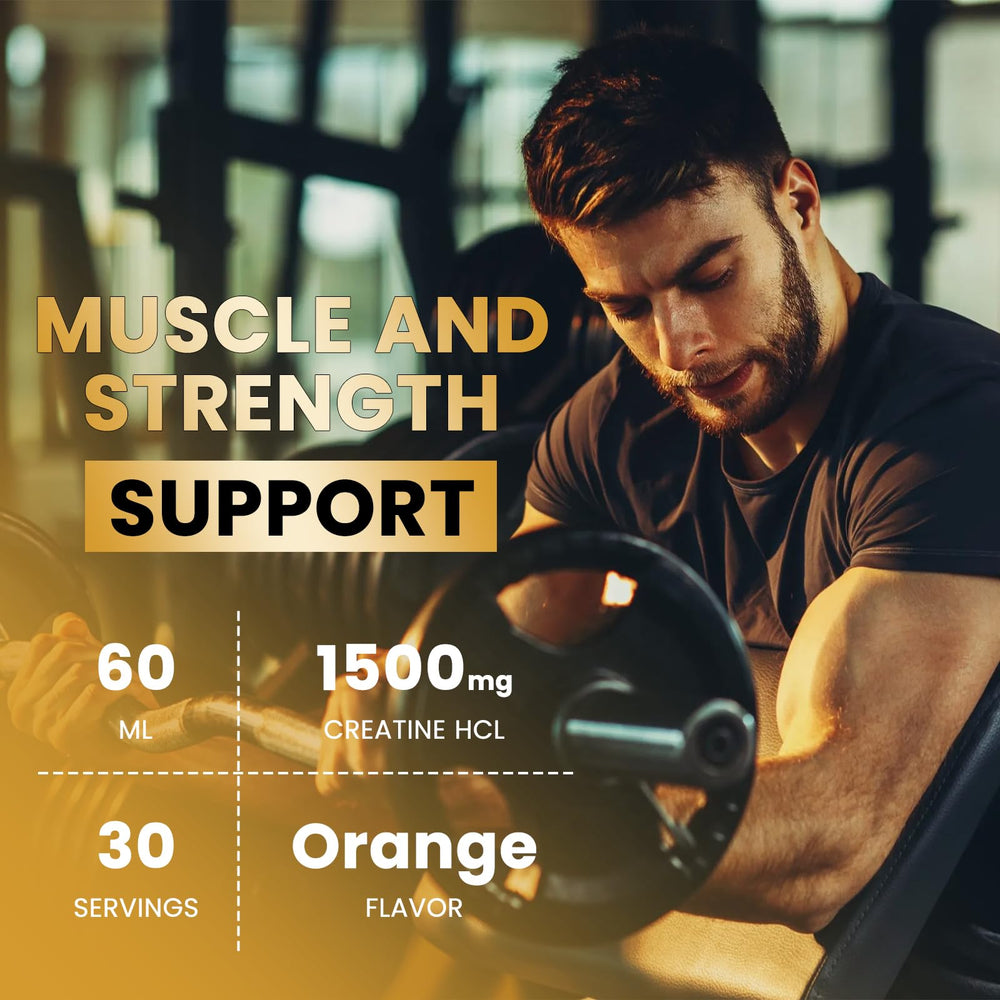 ReviNutra Creatine HCL drops for sublingual use to promote quick uptake