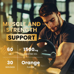ReviNutra Creatine HCL drops for sublingual use to promote quick uptake