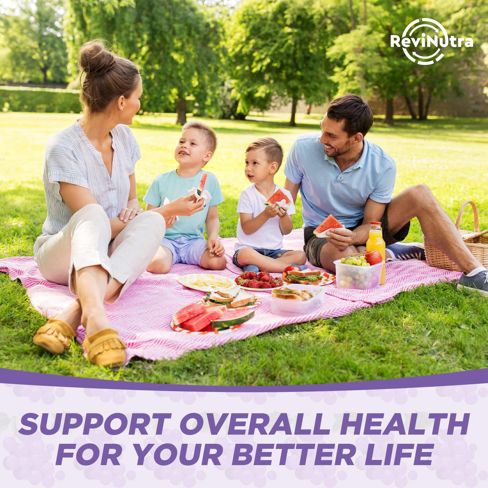 Two-pack packaging supports ongoing supplementation routine.