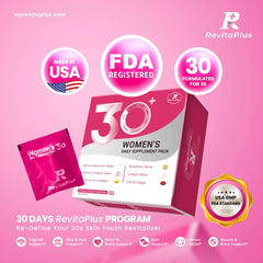 RevitaPlus cranberry blend promotes urinary comfort and daily wellness.