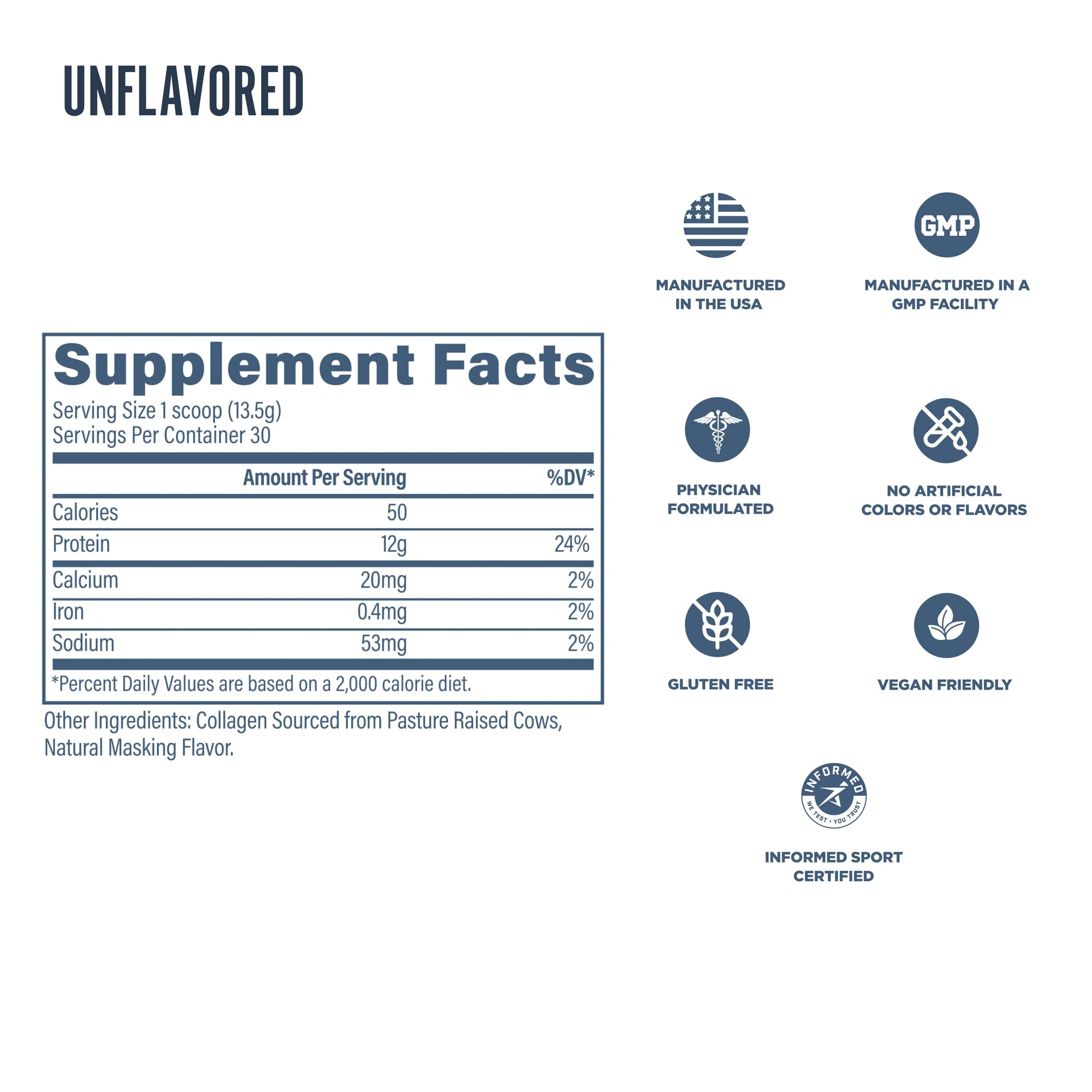 Bones and joints support from grass-fed collagen in CollaPURE.