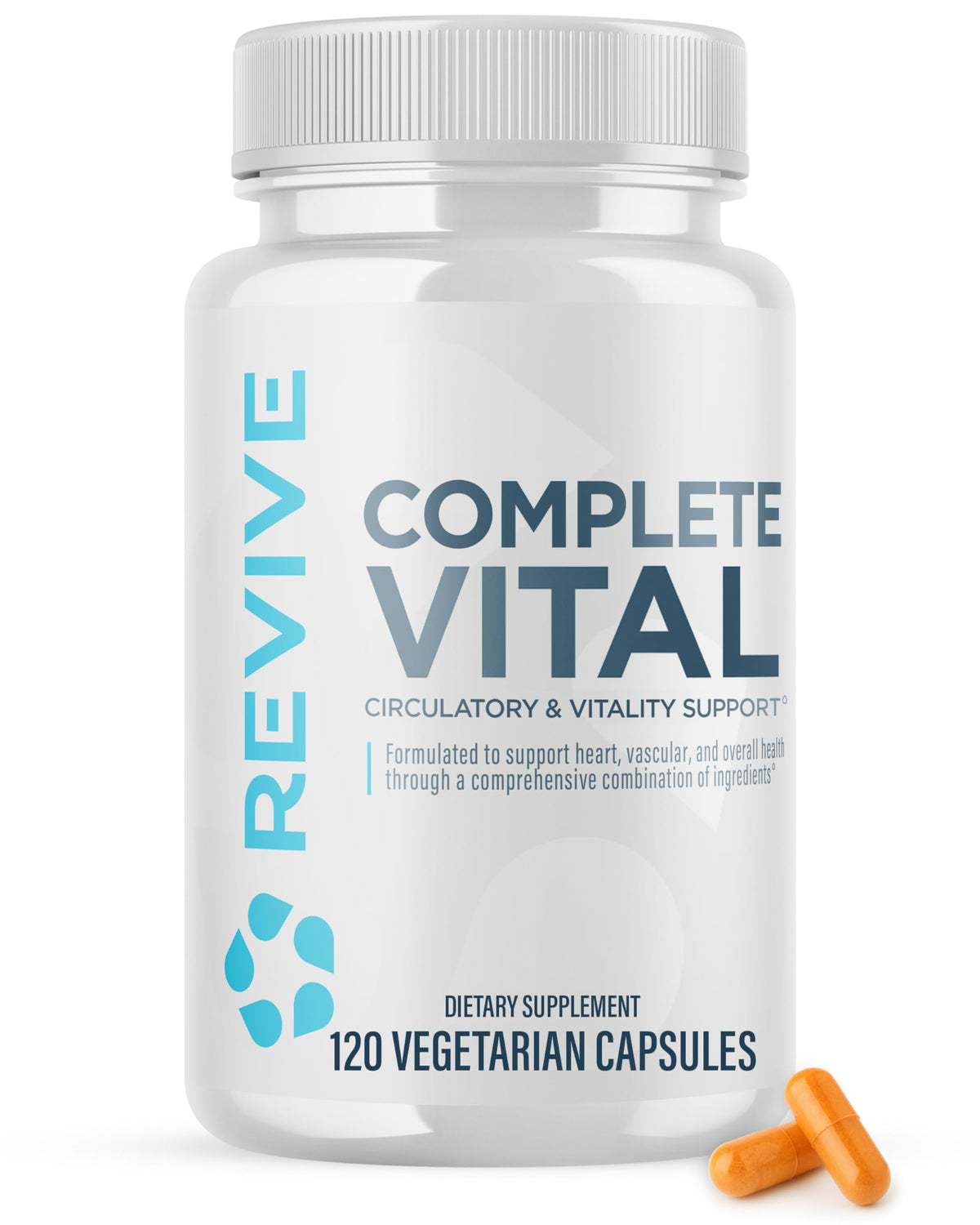 Revive MD Complete Vital bottle showcasing design for daily wellness support