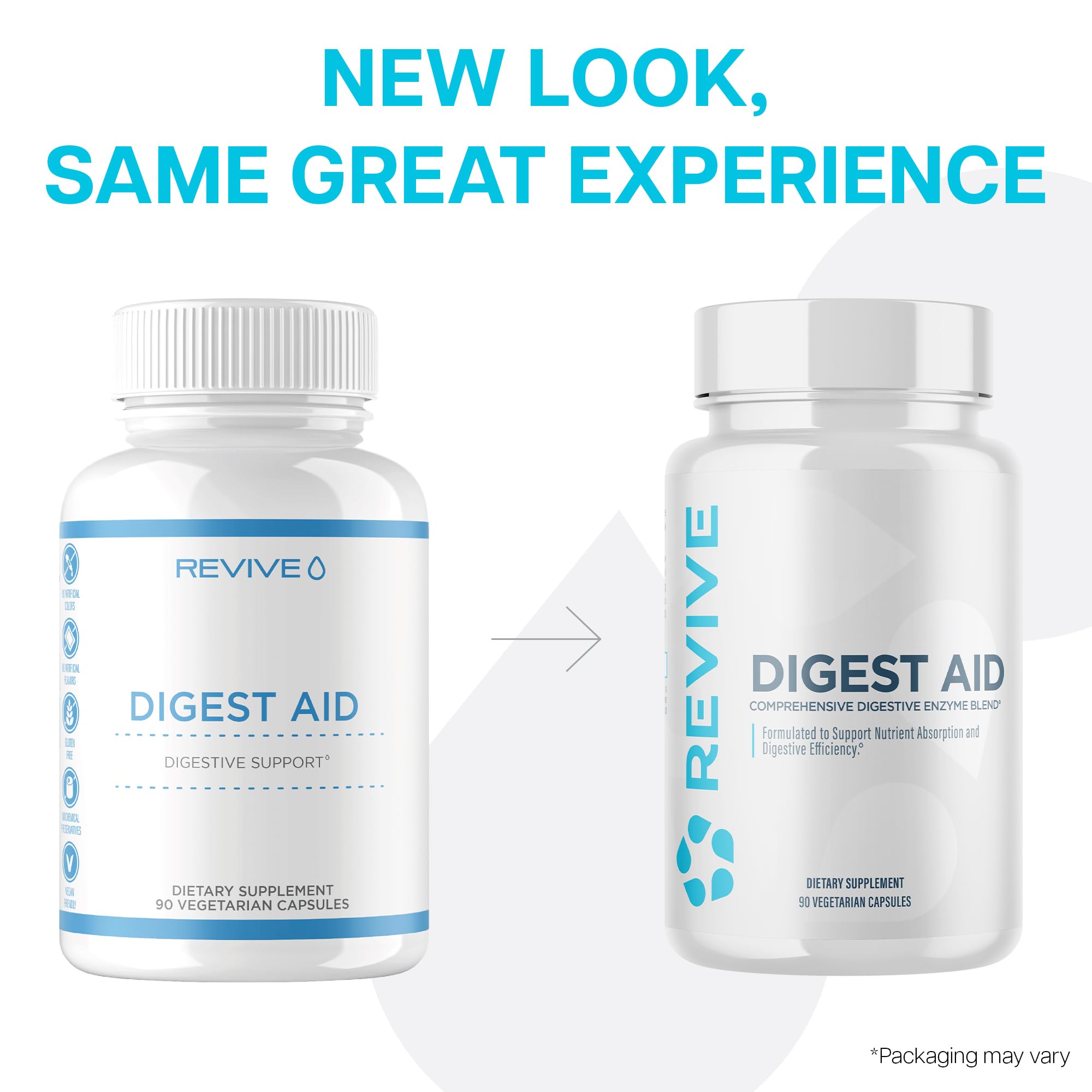 Digest Aid packaging close-up showing label and vegetarian capsules.