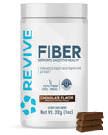 Revive MD Fiber Supplement for Digestive & Gut Health - 5g Fiber per Serving with Psyllium Husk & More - Chocolate, 30 Servings