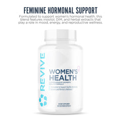 Close-up of Revive MD Hormone Balance capsules for daily use