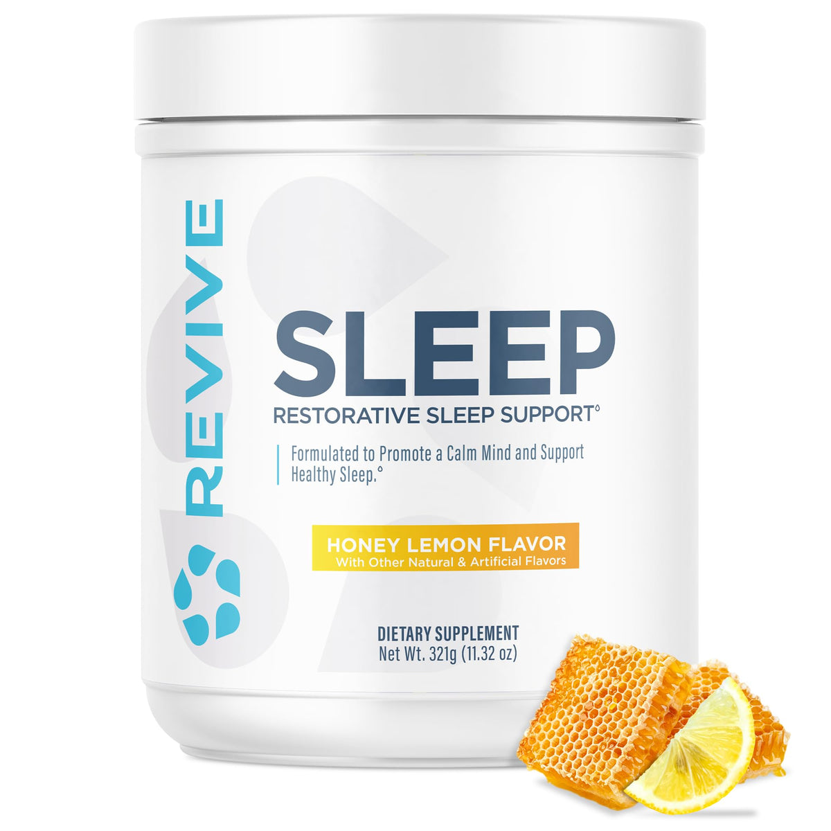 Revive MD melatonin-free sleep bottle supports nighttime relaxation