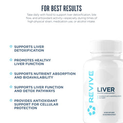 Revive MD milk thistle close-up emphasizes traditional liver cleansing support.