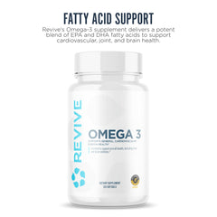 Revive MD Omega-3 pour image suggesting convenient daily usage