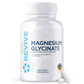 Revive MD Pure Magnesium Glycinate 200mg – High-Absorption for Relaxation, Sleep & Nerve Support (60 Servings)