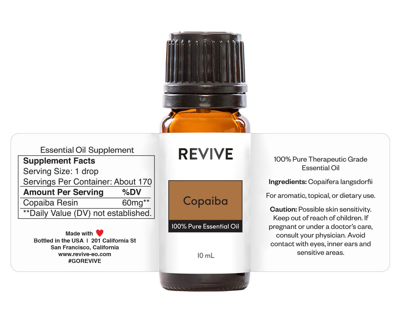 REVIVEEO Copaiba essential oil in diffuser setup creates a soothing aromatic atmosphere.
