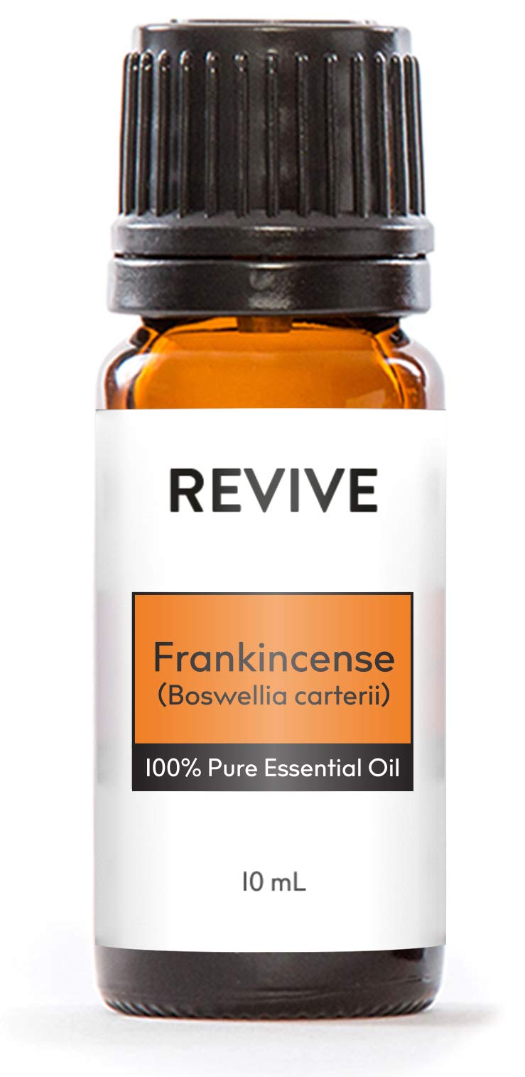 REVIVEEO Frankincense Boswellia Carterii bottle with warm woodsy aroma for aromatherapy