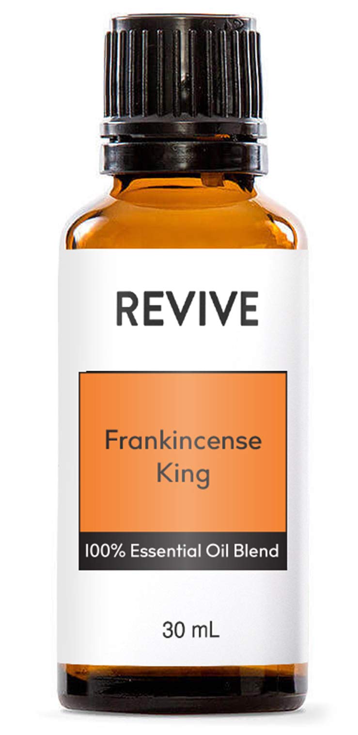 REVIVEEO Frankincense King bottle front ideal for aromatherapy diffusion