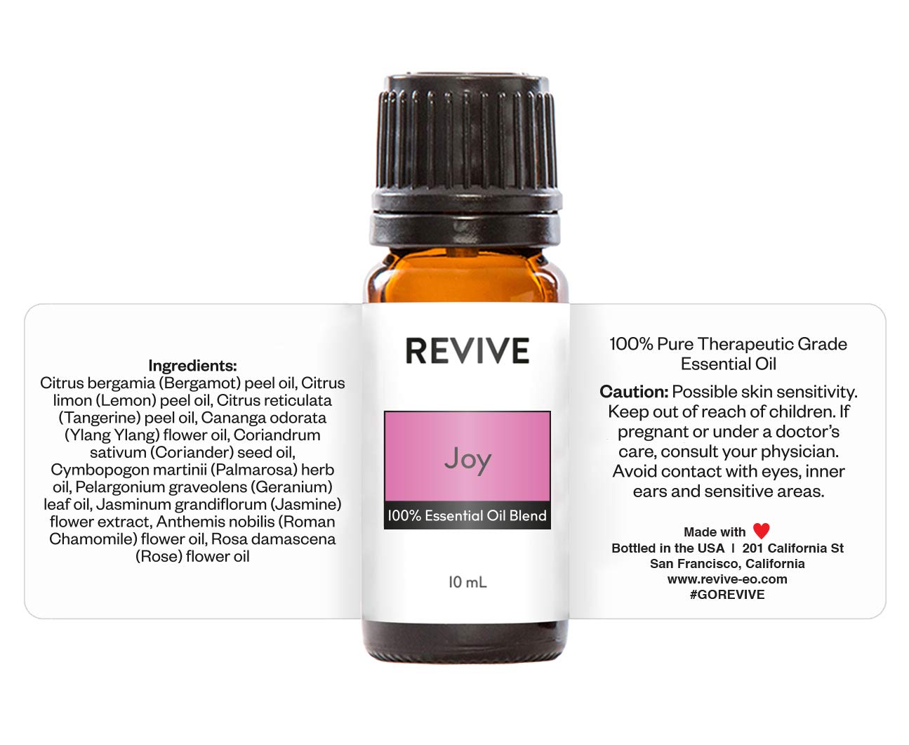 REVIVEEO Joy essential oil blend in a diffuser scene for mood-enhancing ambiance