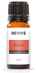 REVIVEEO Protect bottle front view, ideal for diffusion and aromatherapy.