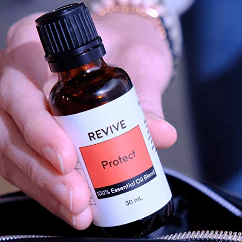 REVIVEEO Protect bottle showcasing clove notes.