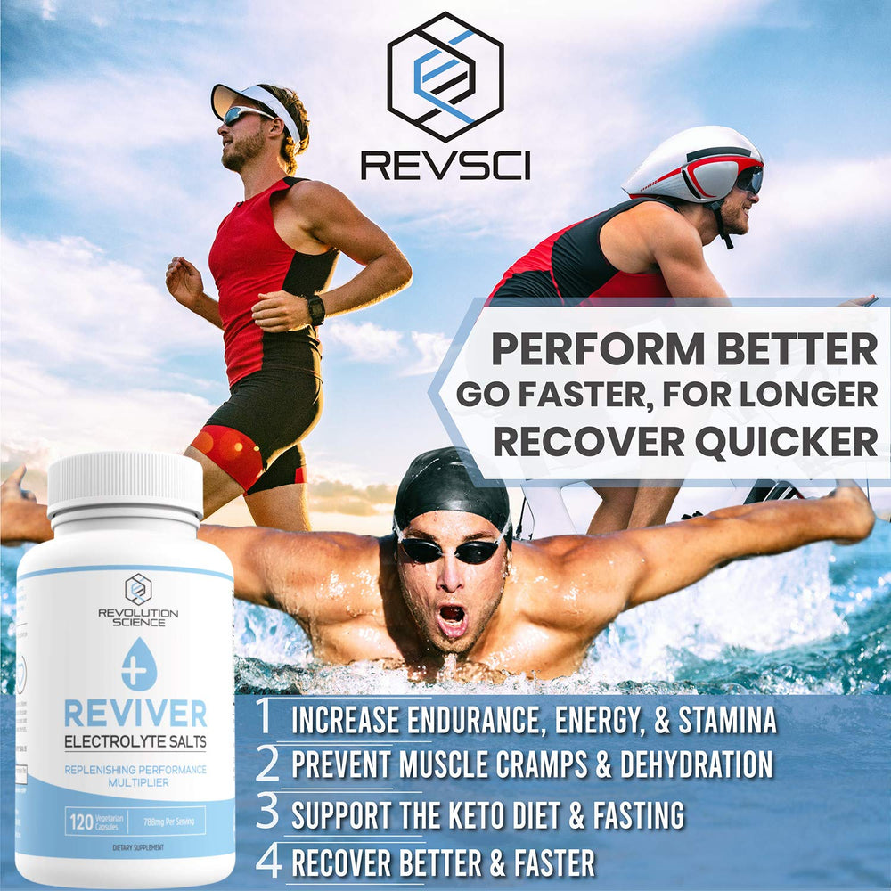 REVIVER compact 120-count bottle ready for on-the-go hydration
